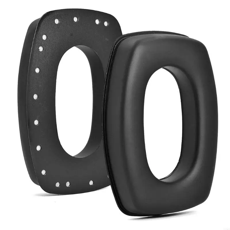 41QA 2 stks vervangende lederen earpads voor Leight door voor impact earmu