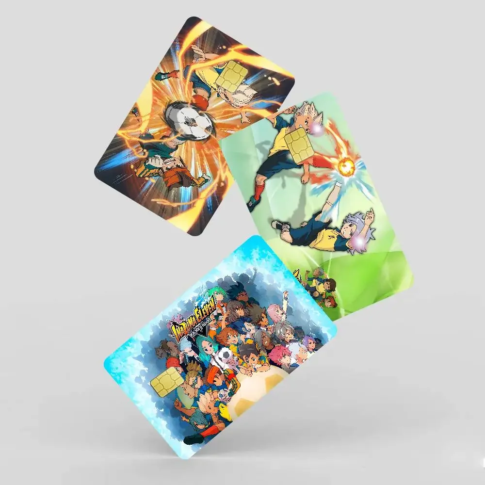 Inazuma Eleven Anime Anime Cartoon Bear Skin Sticker Film Tape Case for Big Credit Debit Card Front Side