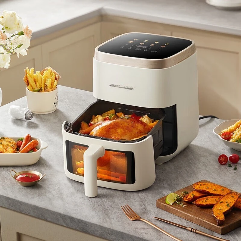 

Air Fryer Household Double Heating Visual No Turning Small Oven Integrated Large Capacity
