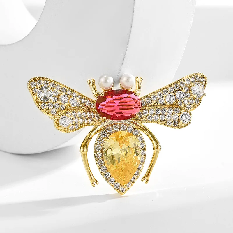 

Fashionable Insect Bee Brooch For Girls, Exquisite, Brooch For SuitHoliday Gift