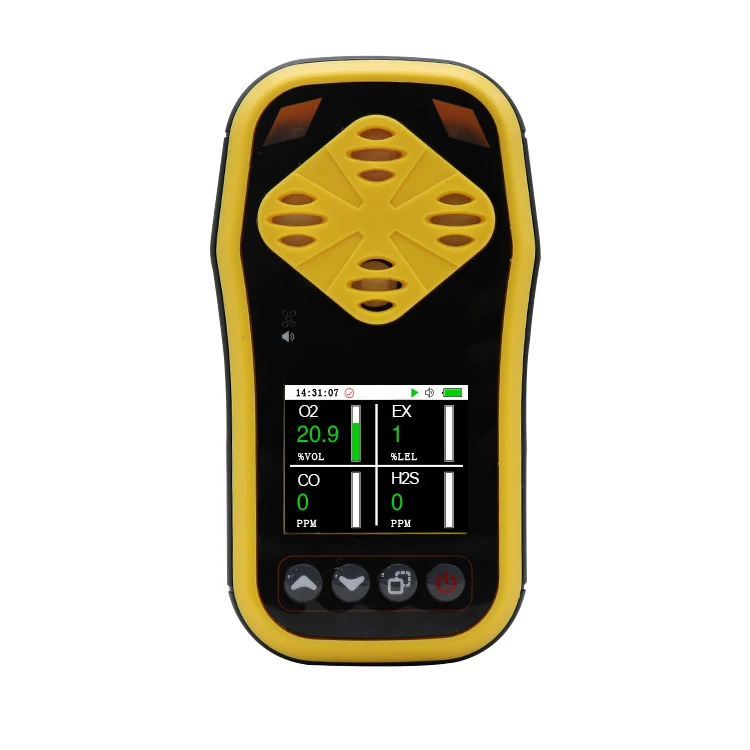 RS-MG41-1-EX Multi Gas Detector Monitor 4 in 1 O2 H2S CO Gas Leakage Meter