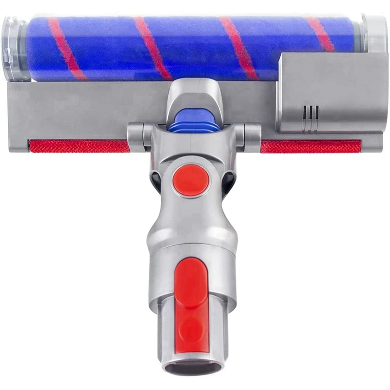 3X kepala sikat rol lembut untuk Dyson V7 V8 V10 V11 V15, bagian penyedot debu tongkat tanpa kabel perlengkapan lantai kayu keras