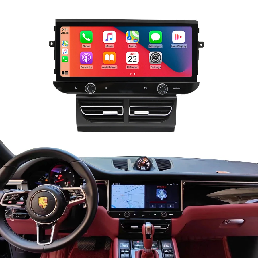 12.3 inch android car touch screen gps navigation for porsche macan