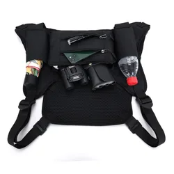 New Multi-functional Sports Vest Bag Water Resistant Digital  Chest Bag Cycle Outdoor Molle Chest Bag