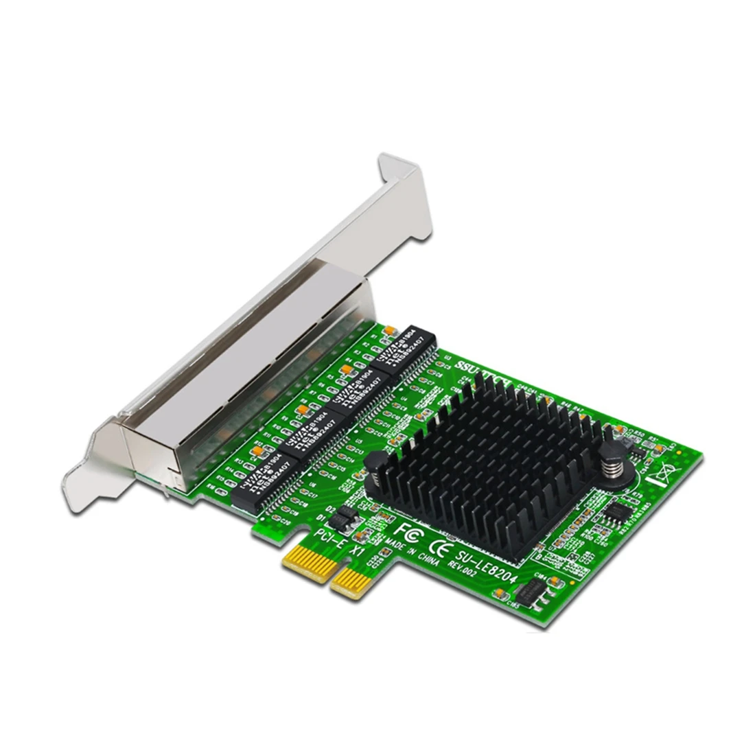 

Network Cards Network/Ethernet/Lan Adapter PCI-E Network Card Realtek RJ45 Internet Ethernet Gigabit 4 Port Network Card