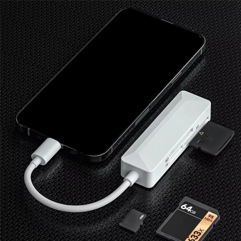 

Classic-3 в 1, универсальное устройство чтения карт памяти SD TF SD, USB C, высокоскоростное устройство чтения карт памяти, конвертер для телефонов, ноутбуков