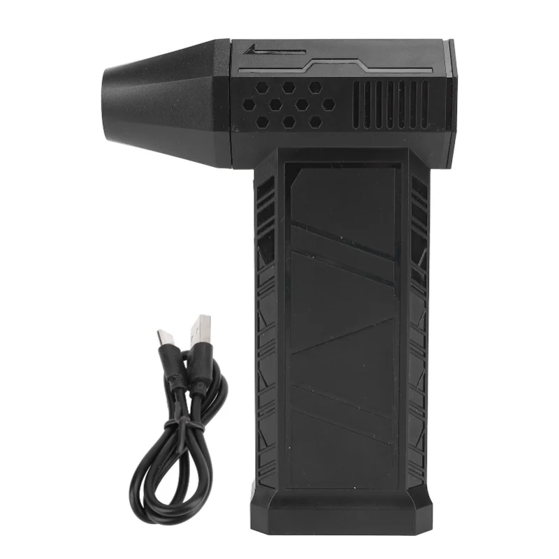 Turbofan Blower 3 Speeds Adjustment Brushless High Speed Motor 45m/S Strong Airflow Portable Jet Dry Blower Black