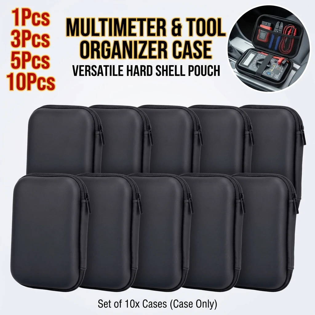 Multimeter Storage Bag Shockproof Carrying Bag EVA Protective Box For Wireless Air Pump Portable Organizer Box Tool Bag