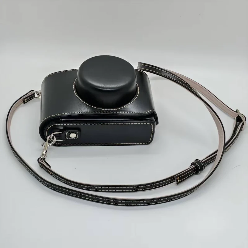 D-LUX7 Nowa torba/pokrowiec na aparat ze skóry PU do Leica D-LUX Typ 109 Typ109 — zdjęcie 5