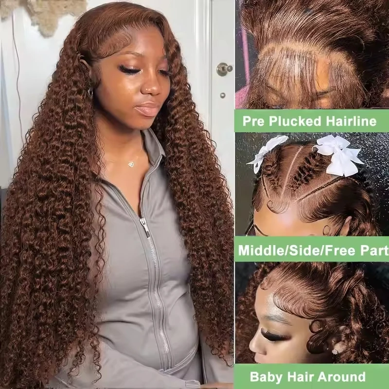 Thumbnail 3 - #79 Curly Lace Front Wigs Sale