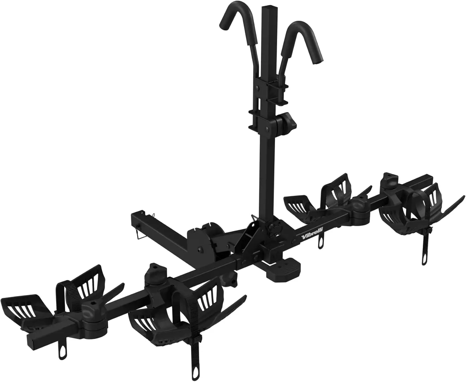 Electric Bike Hitch Rack - 2 Ebike Rack Fits Fat Tire, Mountain Bike, Standard Bicycles