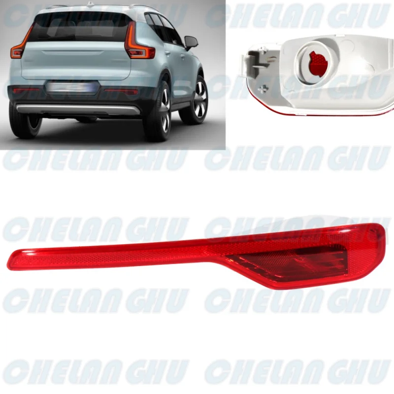 

For Volvo XC40 2018 2019 2020 2021 2022 2023 Right Side Rear Bumper Reflector Light Lamp Without Bulbs Car accessories 31656866