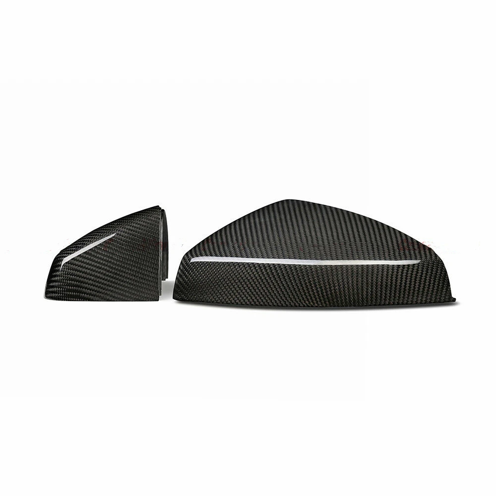 Mirror Cover For Audi A3 S3 RS3 2014-2018 Dry Carbon Fiber Car Exterior Rear View Case Rearview Cap Shell Replacement Clip On