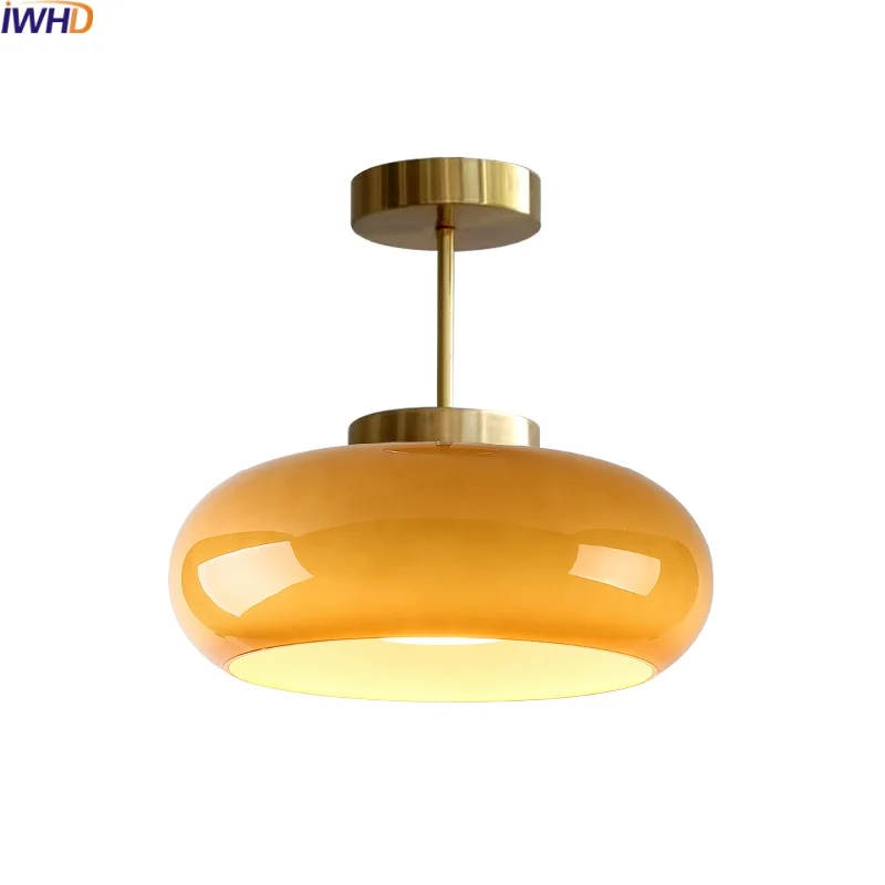 

IWHD Nordic Modern LED Pendant lights For Living Room Bedroom Kitchen Glass Home Decor Hanging Lamp Chandelier Lamparas