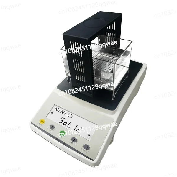 Digital density balance direct reading tester for solid, liquid, powder, and water-absorbing samples