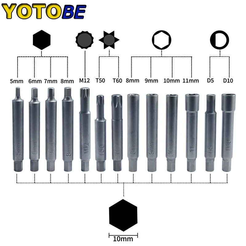 43pcs Steering Hub Suspension Shock Absorber Strut Nut Removal Tool Socket Kit Ratchet Sockets Set