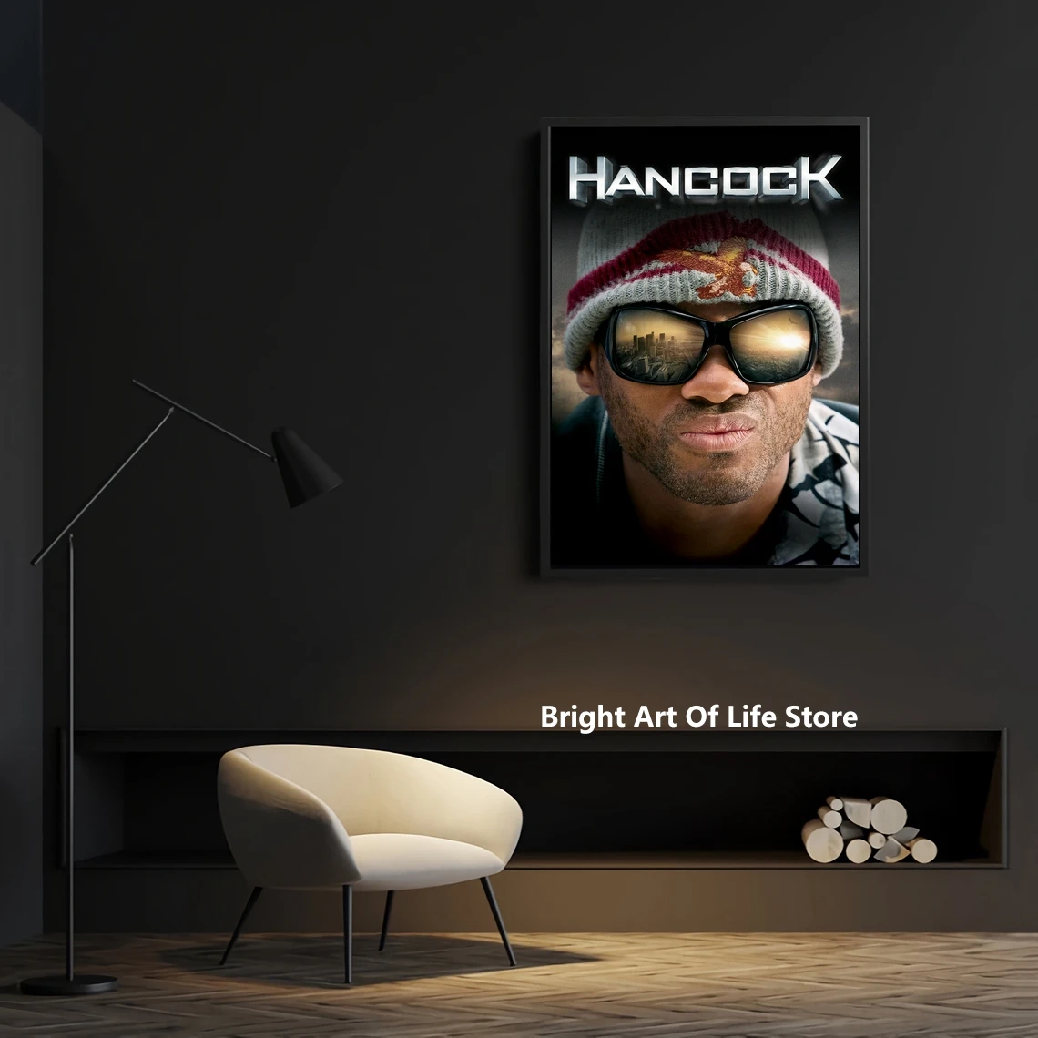 Hancock (2008) Movie Poster Star Art Cover Photo Canvas Print (Unframed)