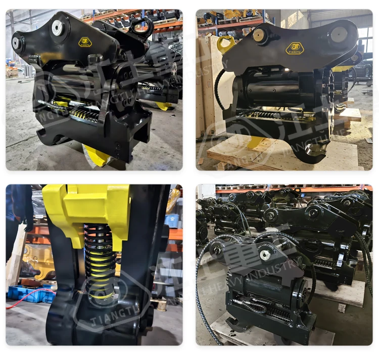 Double Rams Tilt Quick Hitch Coupler für 1-30T Bagger