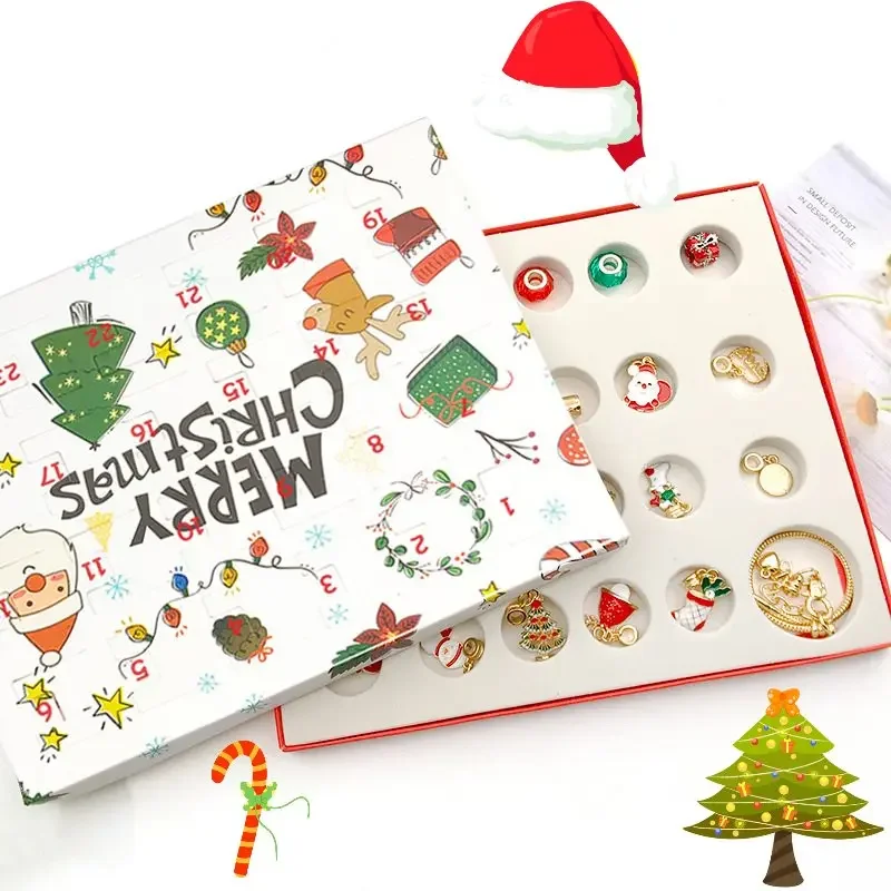 Sanrio 24 Stks/doos Kerst Hello Kitty Advent Calenda Kawaii Willekeurige Anime Figuren Sleutelhanger Geschenkdoos Kinderen Speelgoed Meisjes