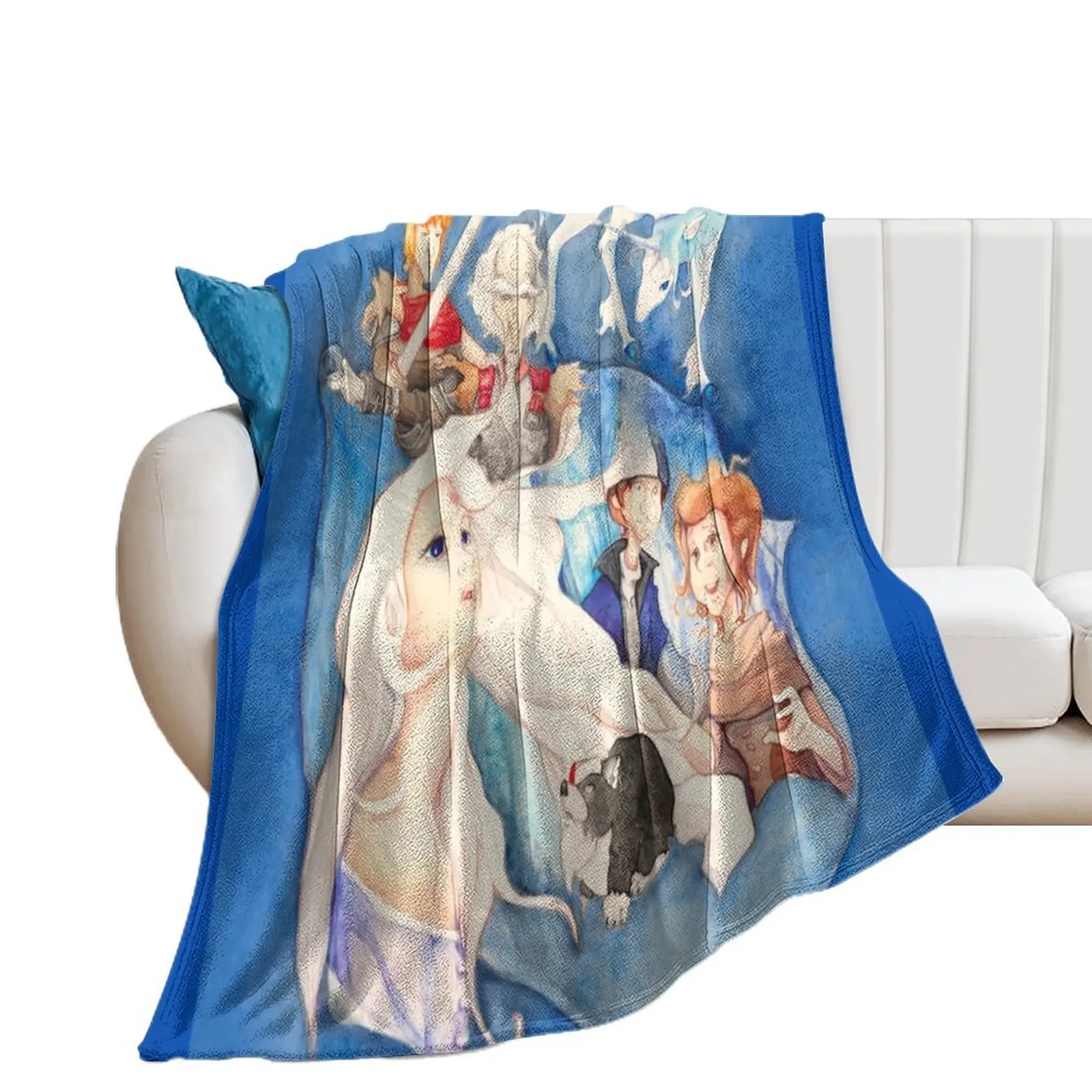 

Reflections The Last Unicorn Throw Blanket anime Baby Shaggy Hair Blankets