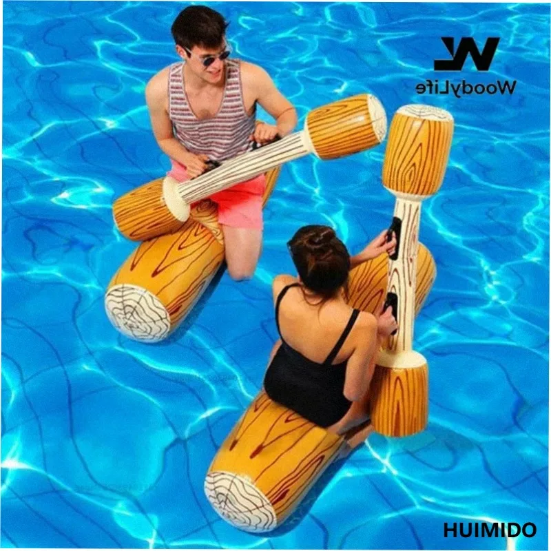 Hot-selling Water Inflatable Blow Inflatable Wood Grain Double Pair, Adult Inflatable Mount