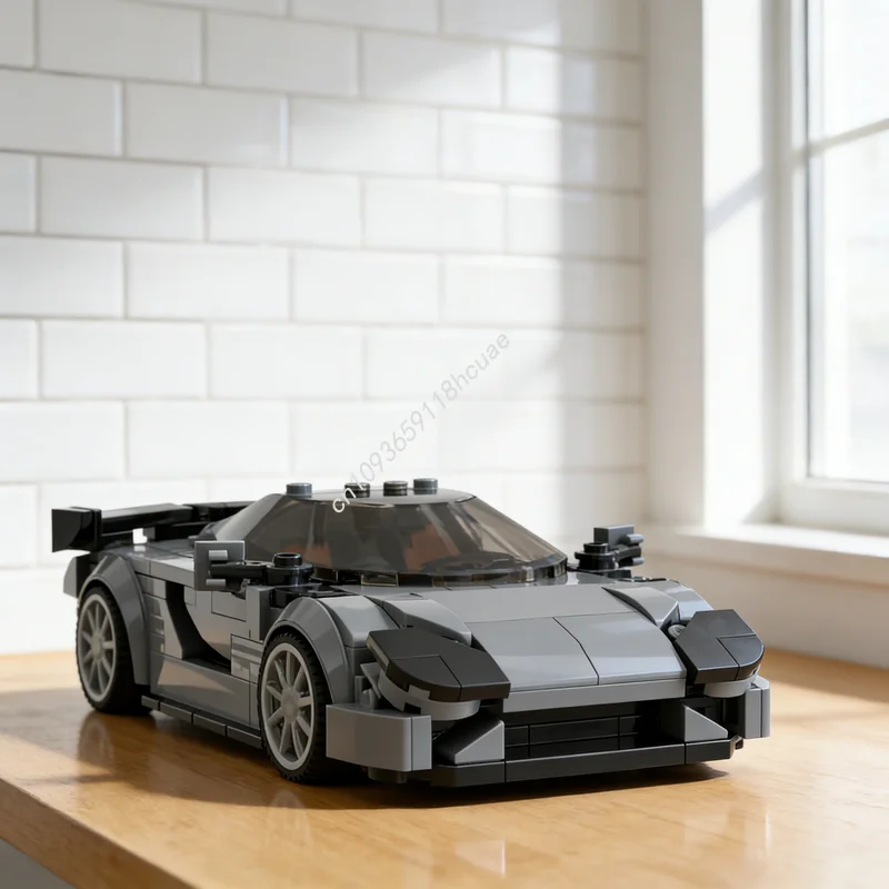 

262 детали MOC City Champions CCXR Trevita, конструктор, архитектурные блоки, рождественские подарки, креативные игрушки, развивающая идея, сделай сам