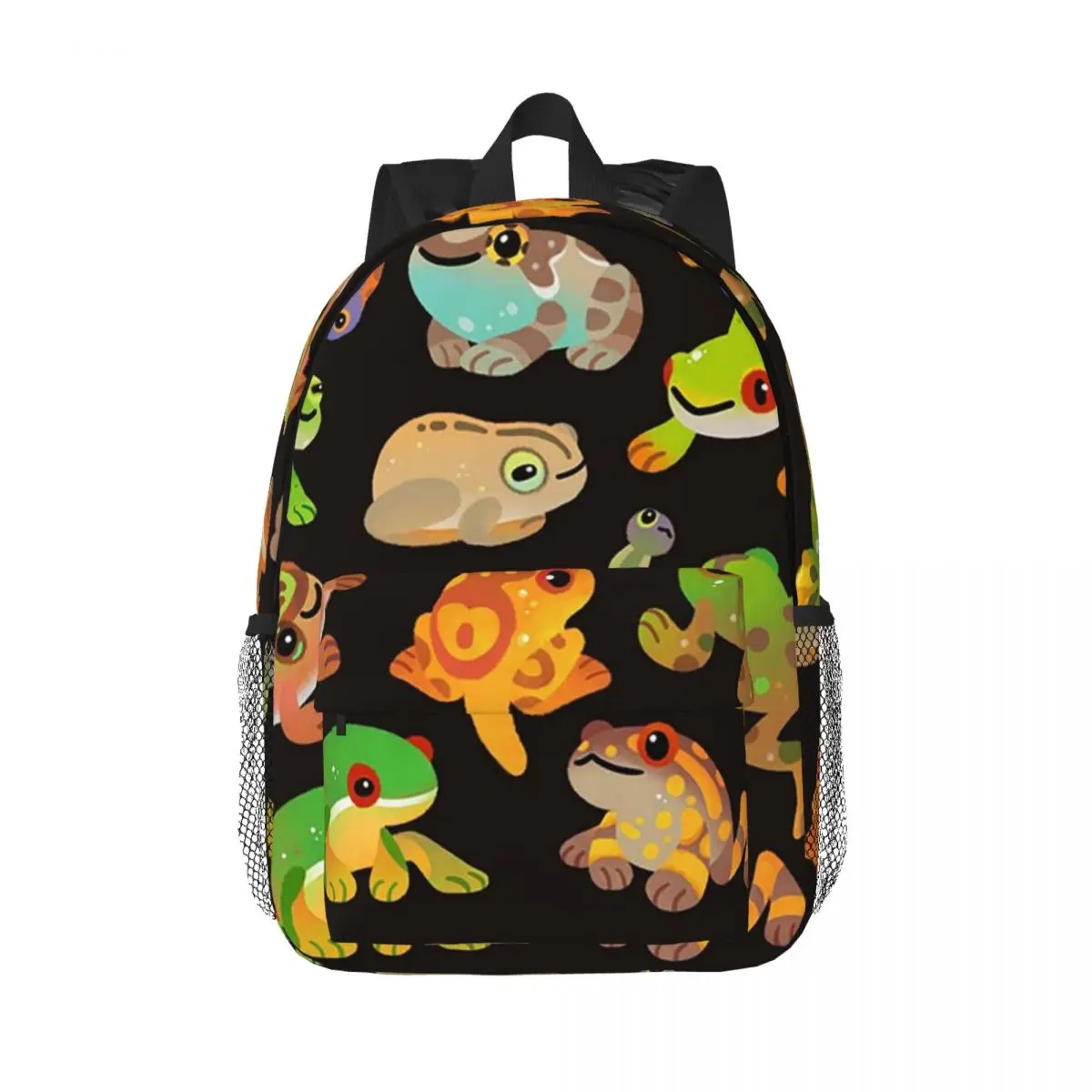 Tree Frog - Dark Backpacks Teenager Bookbag Fashion Students School Bags Laptop Rucksack Shoulder Bag Large Capacity