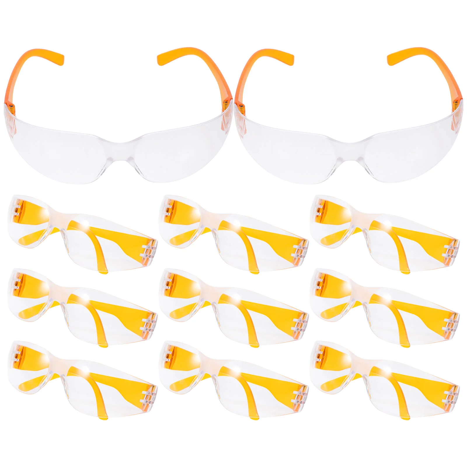 12 Pcs Children Safety Glasses Anti-scratch Protective Goggles Eyewear Waterproof Swimming Supply Kids