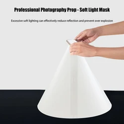 Conical Diffuser Photography Props Light Softbox Portable Assembly Prop For Jewelry Product Spotlight Studio Kit