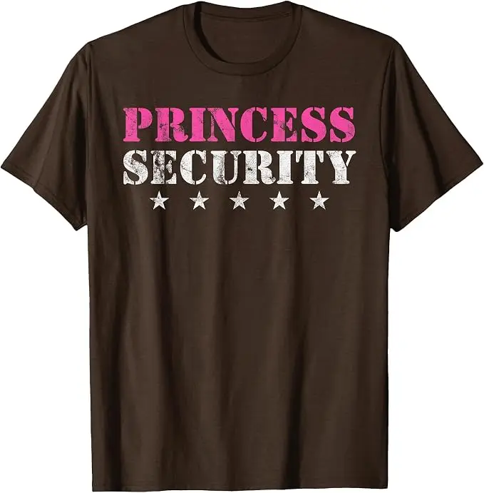 Prinzessinnen-Sicherheits-Geburtstagsparty Lustiges Papa-Mädchen-Freund-T-Shirt Y2k Herrenmode Vater-Ehemann Neuheit Geschenk Persönlichkeits-T-Shirt – Detail 16