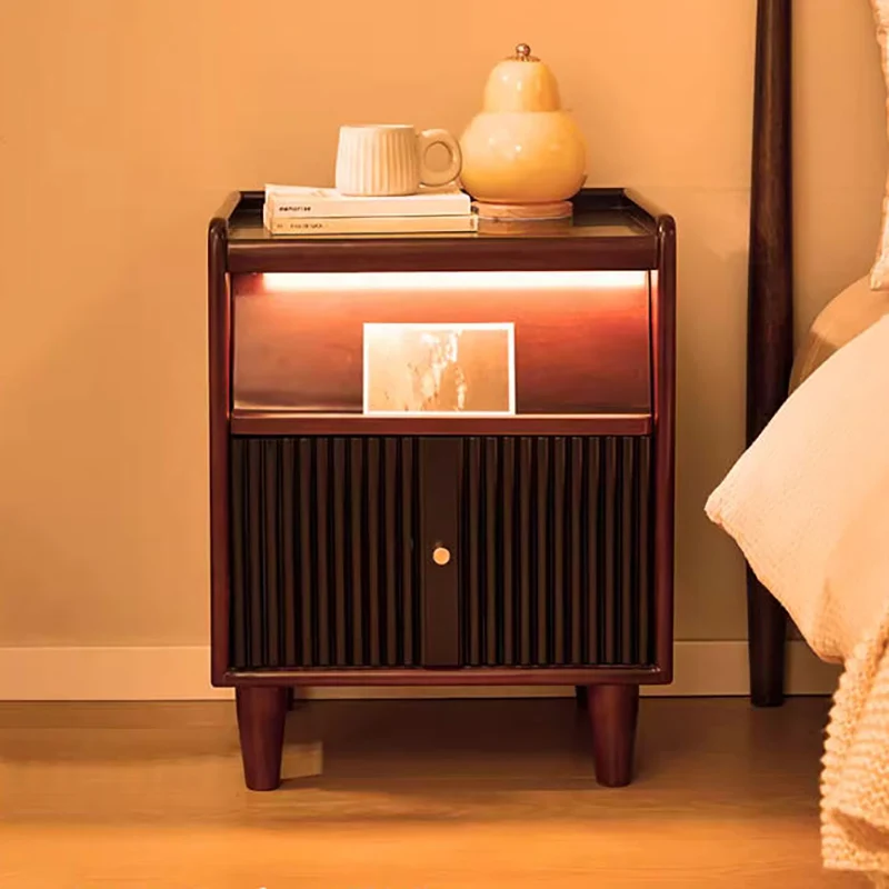 

Vintage Unique Night Stand Aesthetic Comfortable Nordic Storage Night Tables Drawers Modern Mesitaa De Noche Bedroom Furniture