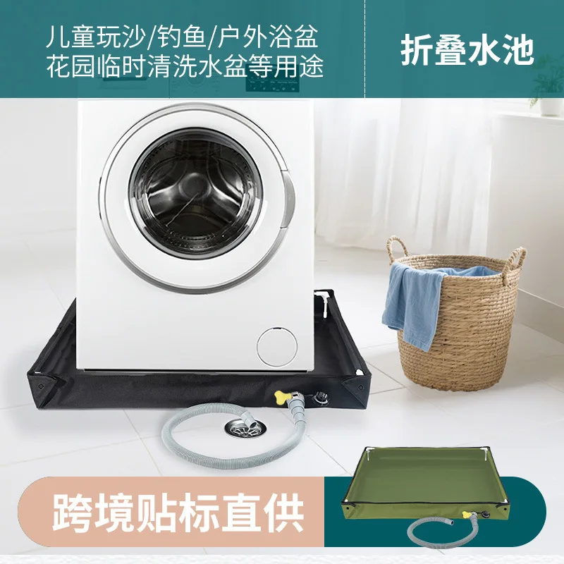 Cross-border labeling for foldable portable pvc outdoor shower outdoor pool camping water play sand wholesale