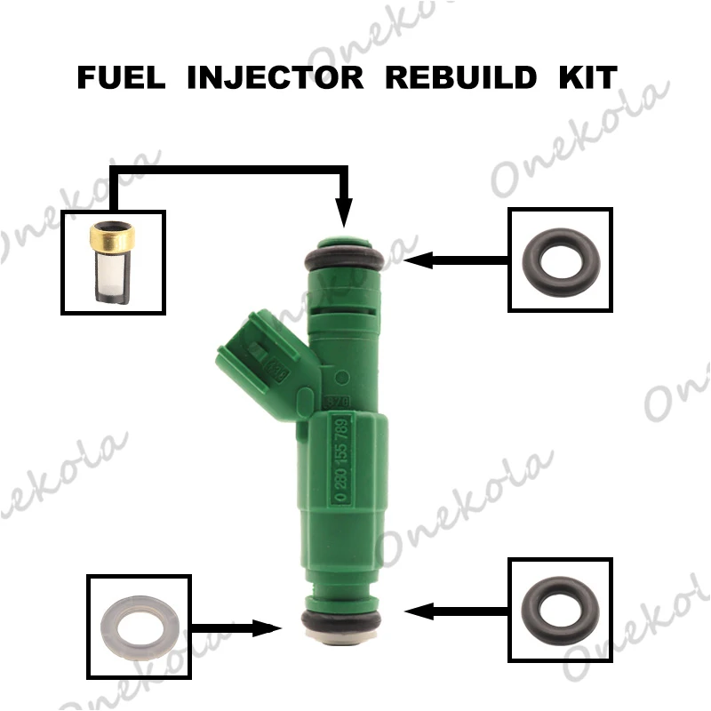 Fuel Injector repair kit Orings Filters for For 1996-1999 Dodge Ram Dakota 5.2L 5.9L 0280155789