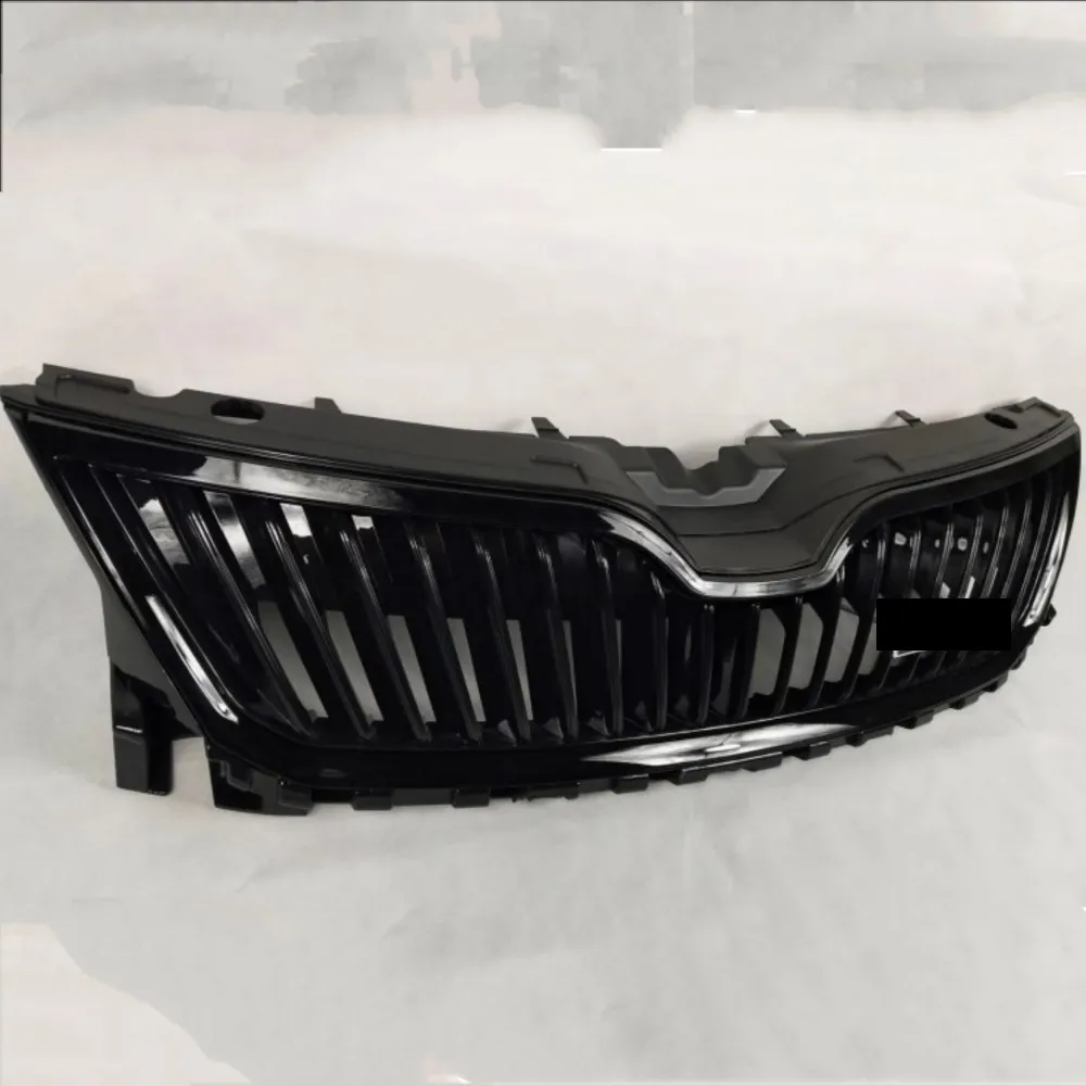 Grill Mask Grid Radiator Grille Front Bumper Net Assembly For Skoda rapid 2014 2015 2016 2017 2018 2019 Auto Accessories