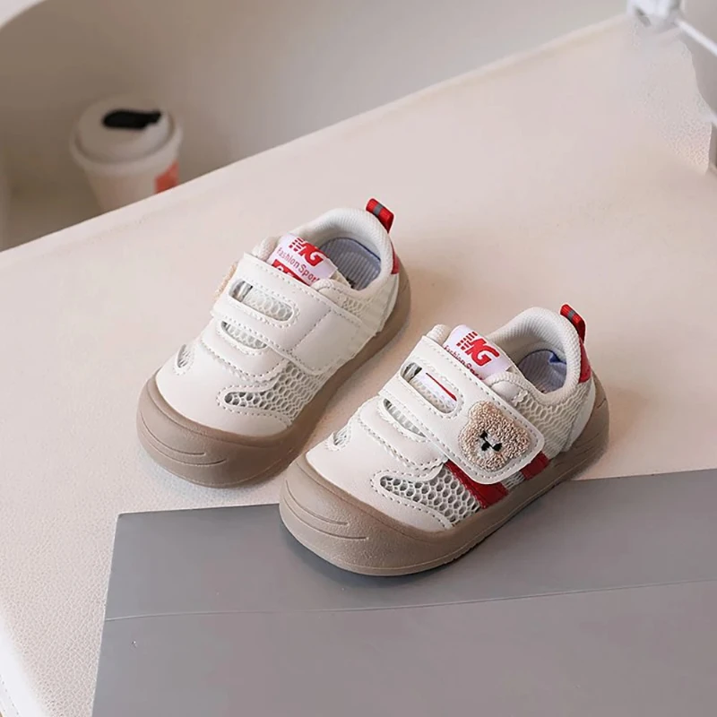 

Летние детские кроссовки 2024, дышащие детские кроссовки из сетчатой ткани, эргономичная обувь на мягкой подошве для маленьких мальчиков и девочек, обувь для малышей