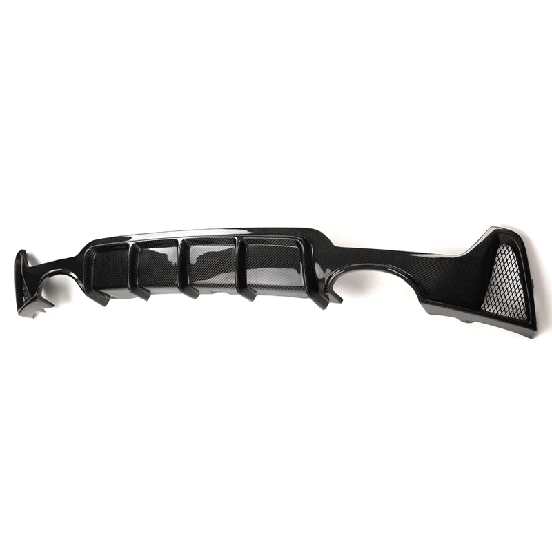 Car Carbon Fiber Rear Diffuser 4 outlets MP Performance diffuser for BMW  Series F32 F33 F36 Sline rear 