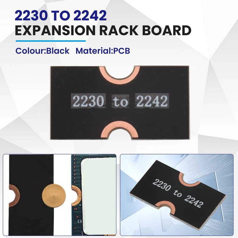 A23F-M2 Solid-State Drive Adapter M2 2230 SSD To 2242 Converter Card 2230 To 2242 Extension Bracket