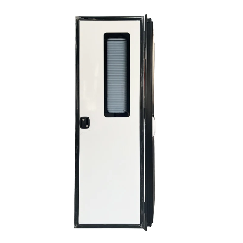 Factory Price Motorhome Spare Parts Right Angle Entry Door 620*1800mm With Blind for RV Travel Trailer Caravan