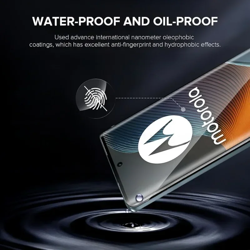 Motorola Moto Edge 50 Fusion 40 Neo 5G 화면 보호기 강화 유리 Edge50 Ultra 50 Pro Edge40 용 3Pcs 9H Cuvred 유리 커버