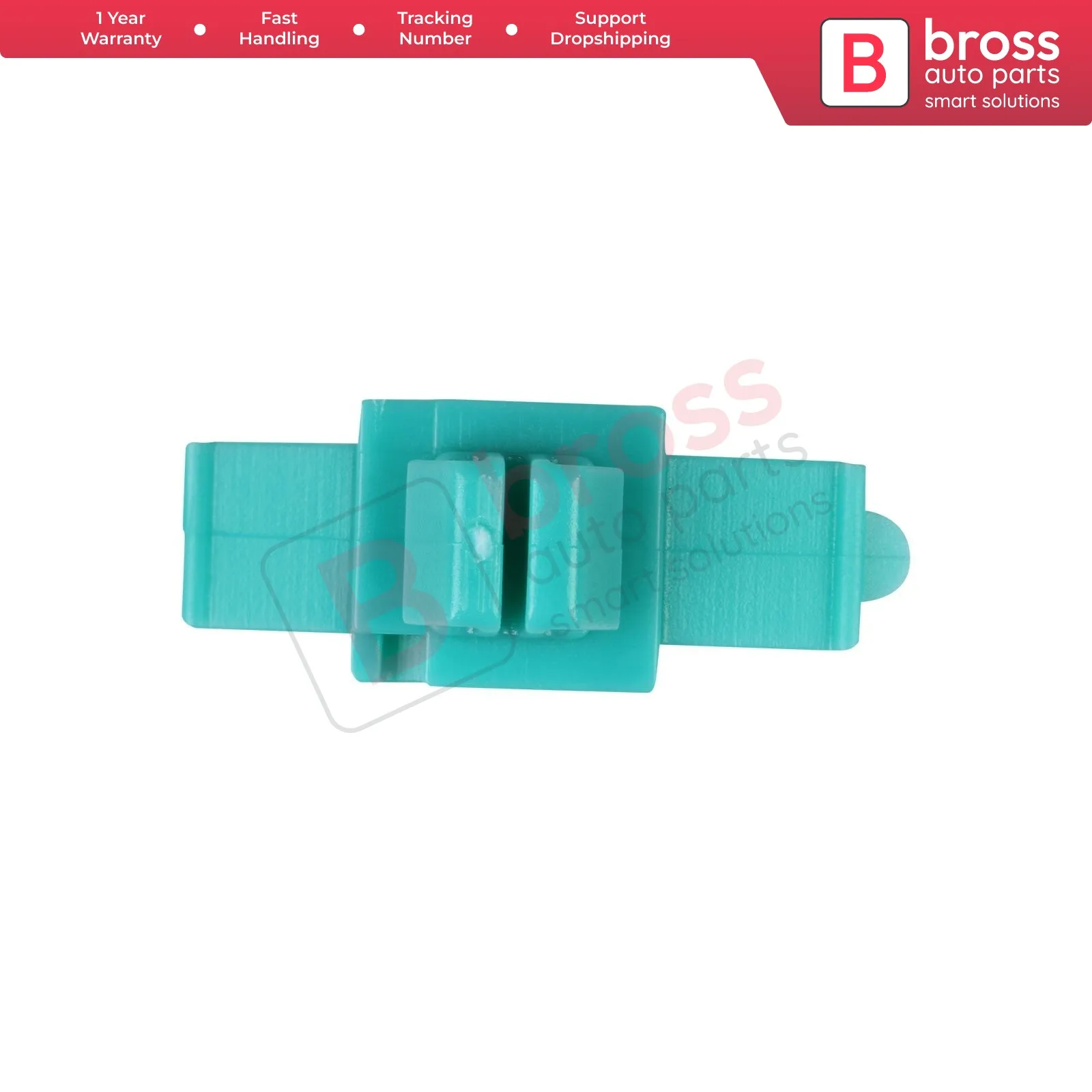 BCF1970 10 Pieces Moulding Clip for Toyota:75491-60011 Green Head Diameter: 31.1x12mm Stem Dia: 10.9mmm Over Height: 28.7mm