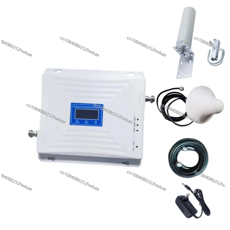 

Усилитель сигнала мобильного телефона 900/1800/2100 МГц, комплект усилителя сигнала домашнего мобильного телефона, новый