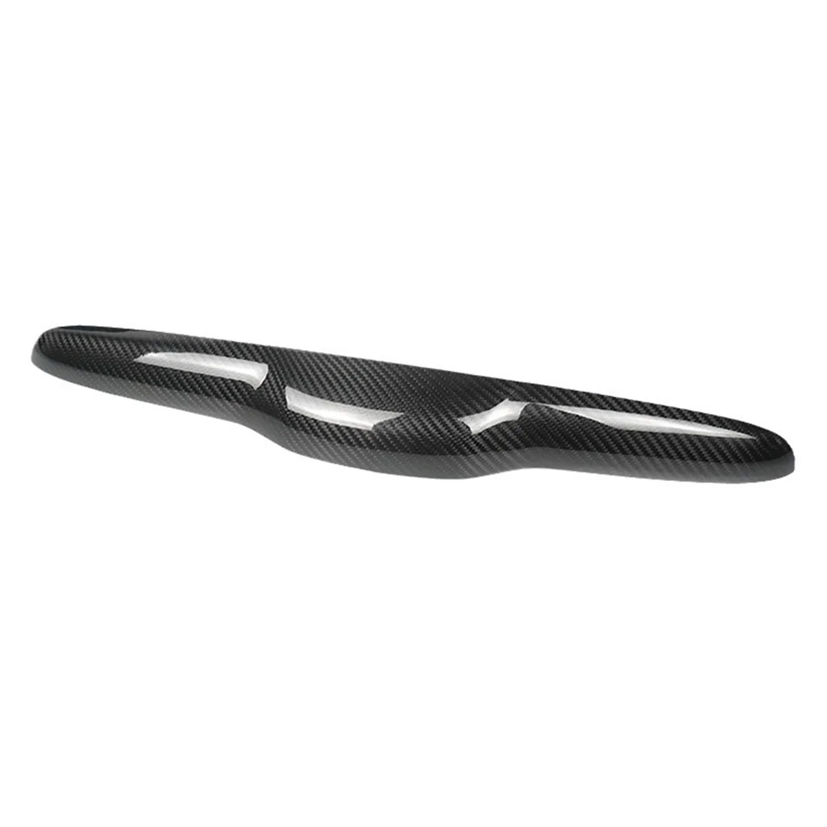 

Rear Carbon Fiber Car Trunk Lid Tailgate Handle Cover Trim for Fiat