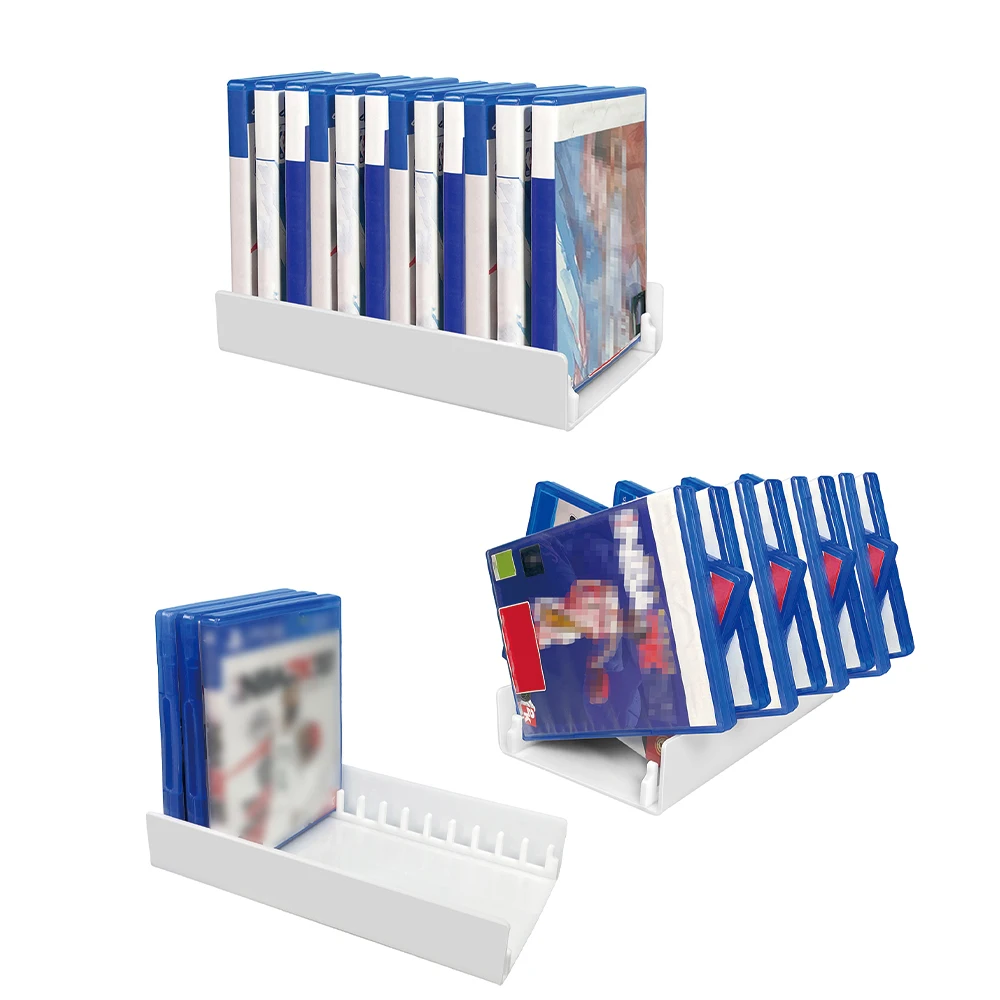 Suitable for PS4 PS5/slim/pro game disc storage rack with 12 slots