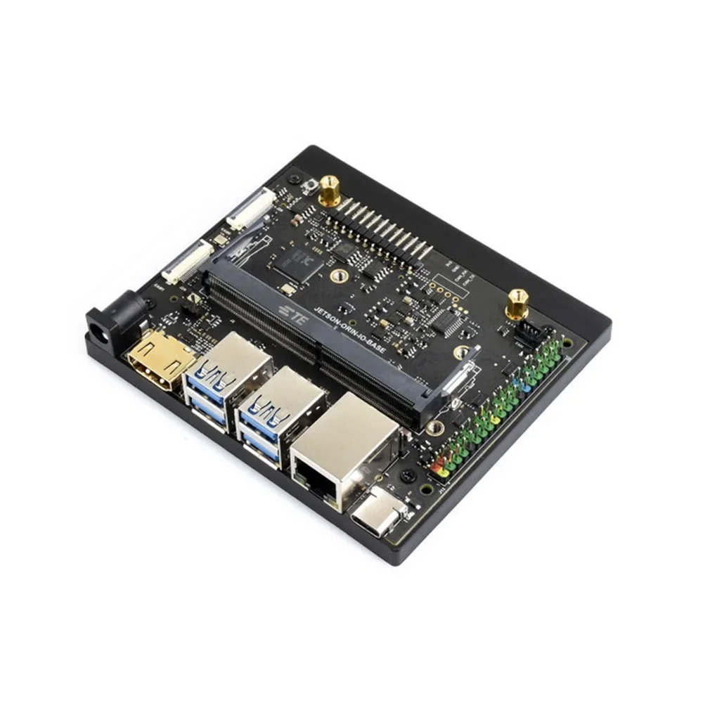 Waveshare Jetson Orin Nano / NX Super Base Board HDM-I Version, Based on Jetson Orin Nano/NX AI Module Development Board