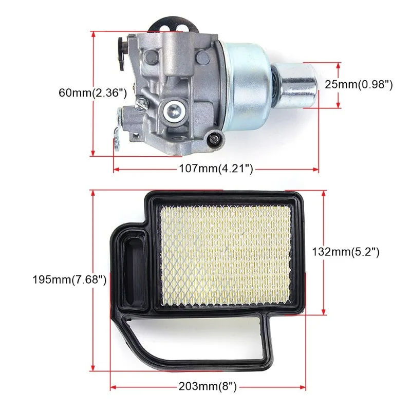 20-853-33S Carburetor SV541 SV600 Lawn Mower Engine Carburetor For YTH20K46TZ Mower Modification Parts