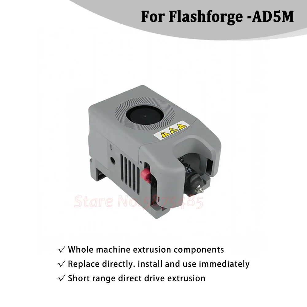 For Flashforge AD5M Nozzle Integrated Extruder Assembly With 0.4mm Nozzle For Adventurer 5M 3D Printer Accessories
