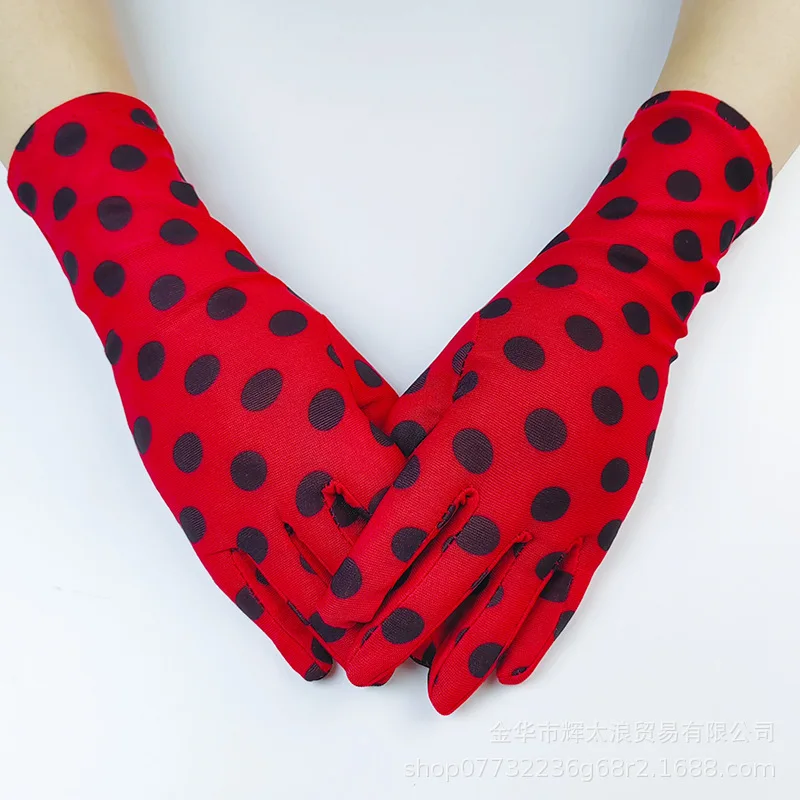 Bug Eye Masks,Gloves And Earrings Ladybird Costume Accessories Set For Kids Halloween Christmas Party Carnival Birthday Gifts