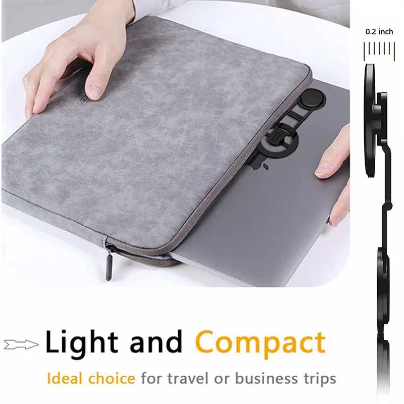 Portable Metal Laptop and Phone Screen Side Stand