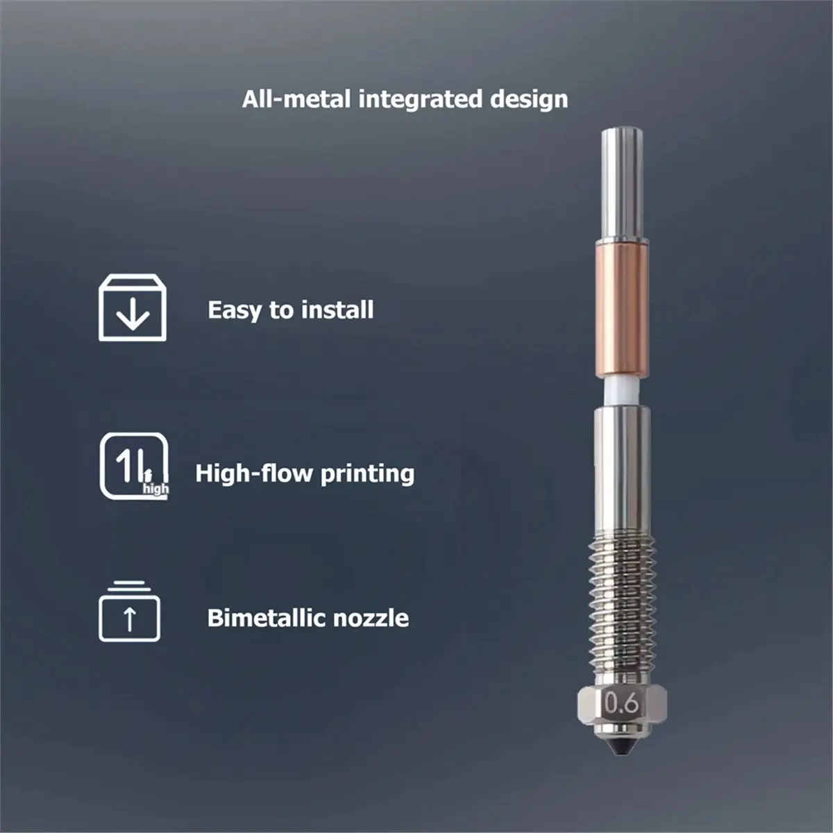 new-electronics-4pcs-bimetal-nozzle-06mm-for-qidi-q2-q2c-bimetal-nozzle-ceramic-insulation-integrated-3d-printer-parts