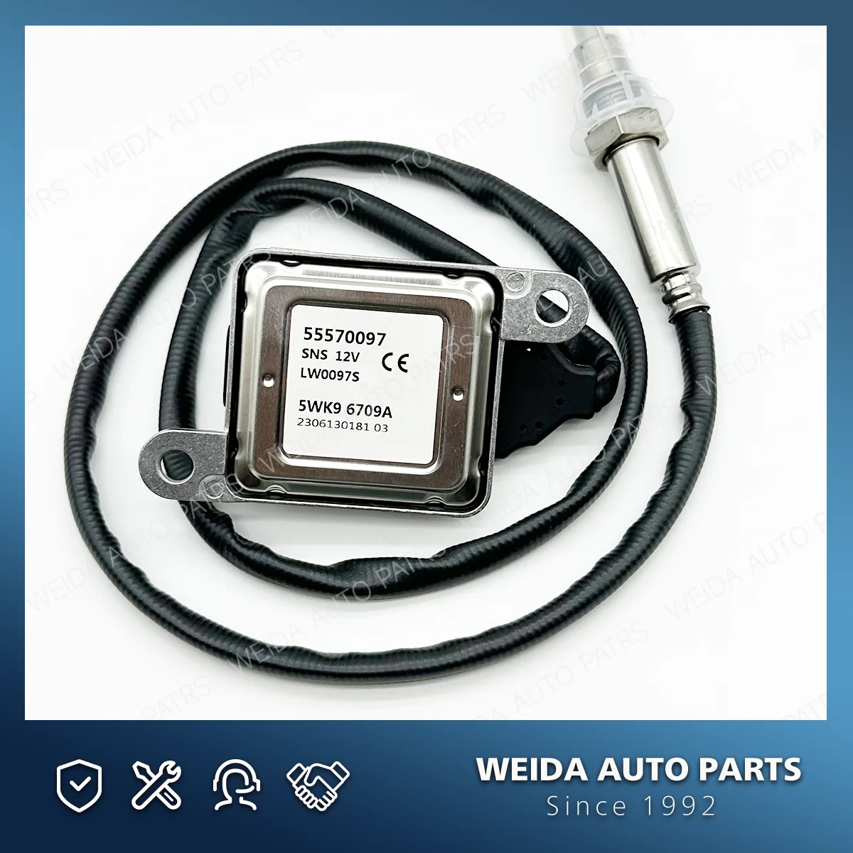 

55570097 New Nitrogen Oxide NOx Sensor 5WK96709 For VAUXHALL ASTRA MK6 J MK7 K 1.6 CDTI 5WK9 6709